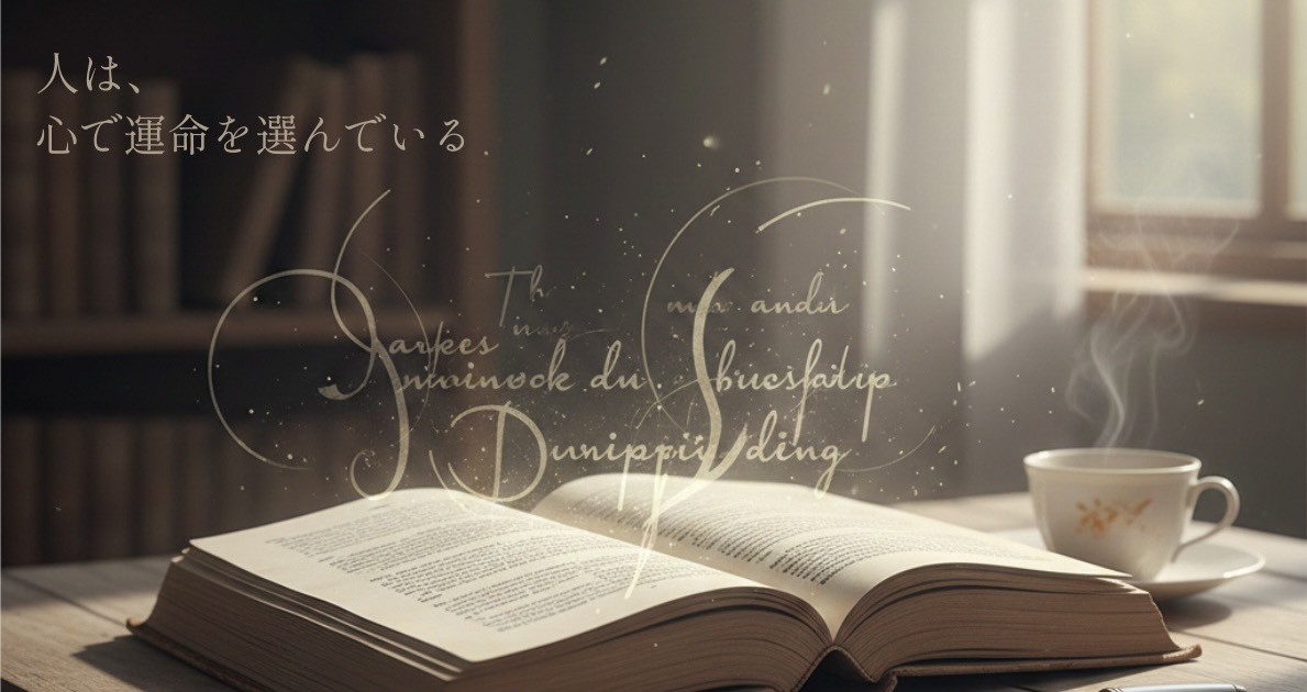 人は、心で運命を選んでいる